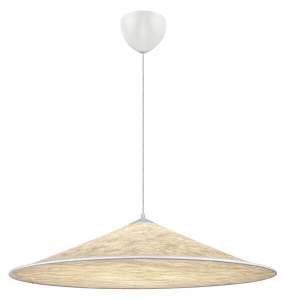 Lampada a sospensione DFTP by Nordlux, Hill, dimmerabile, Bianco, Soggiorno, Tessuto / Tessile