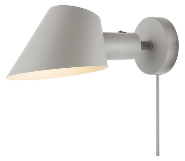 Applique da parete DFTP by Nordlux, Stay Short, Grigio, Camera da letto, Metallo, Design