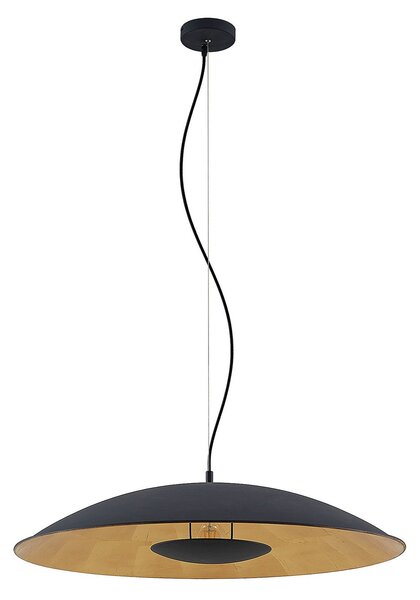 Lampada a sospensione Lindby, Narisara, dimmerabile, Nero, Soggiorno, Metallo, Moderno