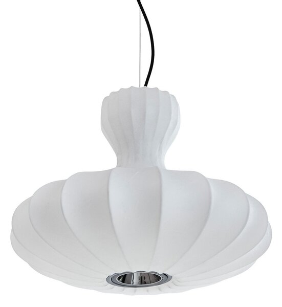 Lampada a sospensione LOOM DESIGN, Portobello, dimmerabile, Bianco, Soggiorno, Tessuto / Tessile, Scandinavo