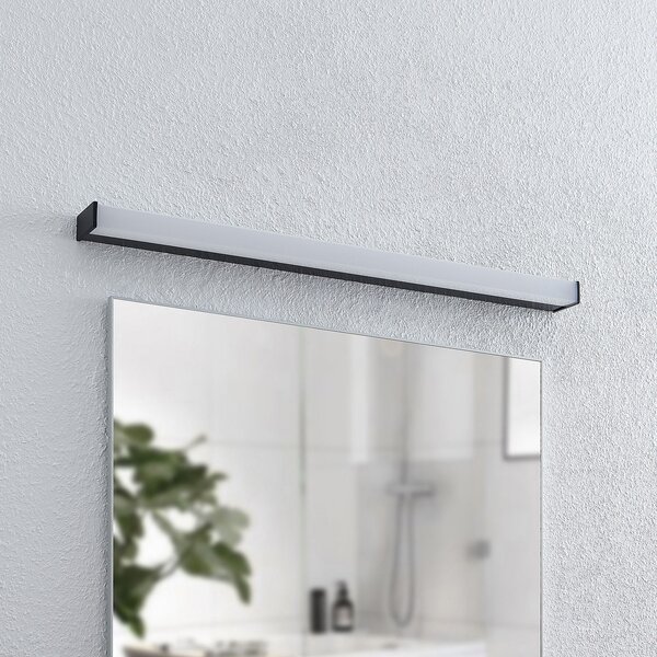 Applique da parete Lindby, Ulisan, Nero, Bagno, Metallo, Moderno