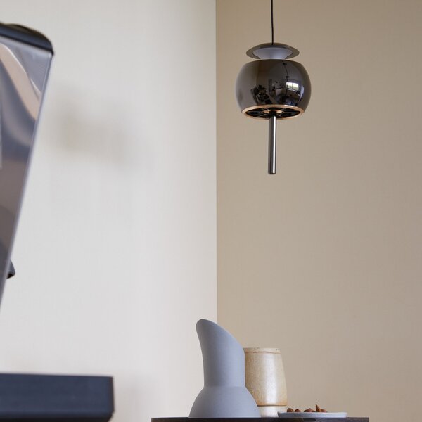 Lampada a sospensione LOOM DESIGN, Parachute, dimmerabile, Nero, Soggiorno, Alluminio, Design