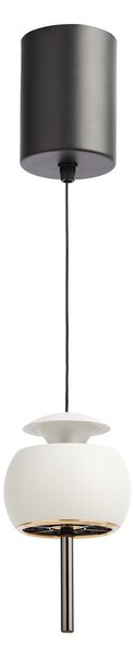 Lampada a sospensione LOOM DESIGN, Parachute, dimmerabile, Bianco, Soggiorno, Alluminio, Design