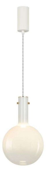 Lampada a sospensione LOOM DESIGN, dimmerabile, Bianco, Soggiorno, Vetro