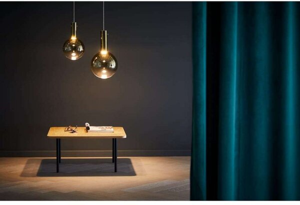 Lampada a sospensione LOOM DESIGN, dimmerabile, Dorato / Ottone, Soggiorno, Vetro