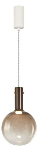 Lampada a sospensione LOOM DESIGN, dimmerabile, Marrone / Ruggine, Soggiorno, Vetro