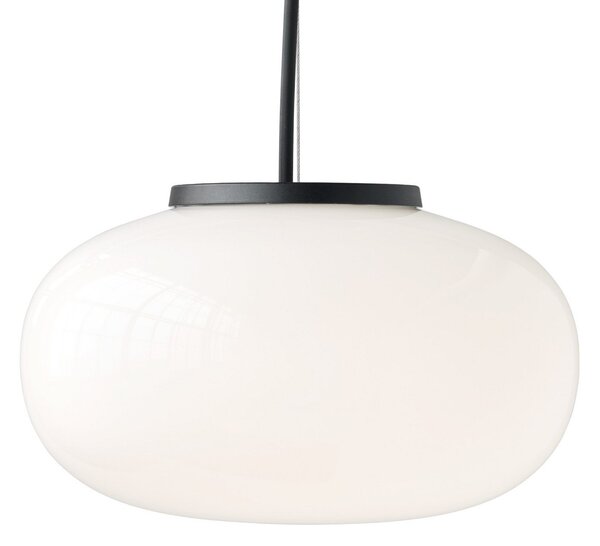 Lampada a sospensione New Works, Karl-Johan Small, Bianco, Soggiorno, Vetro, Design