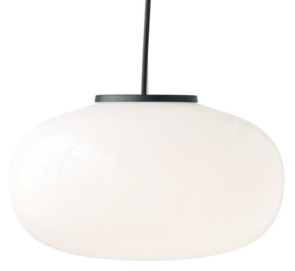Lampada a sospensione New Works, Karl-Johan Large, Bianco, Soggiorno, Vetro, Design