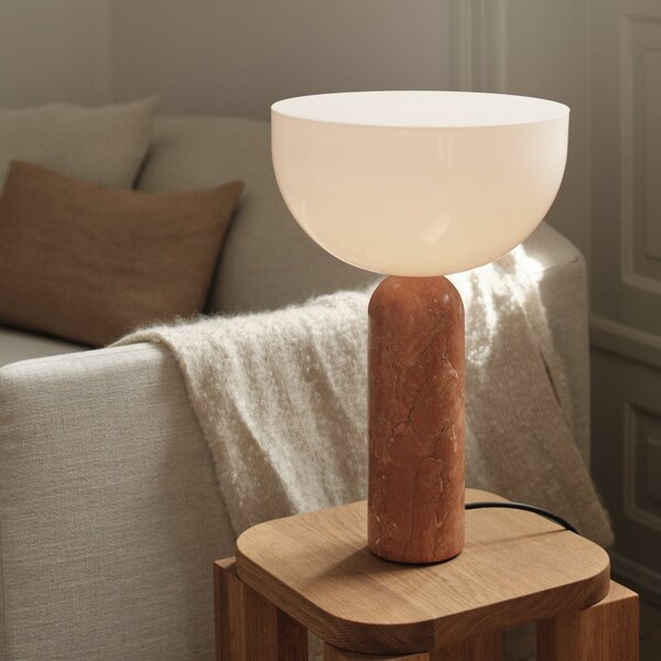 Lampade da tavolo New Works, Kizu Large, Marrone / Ruggine, Soggiorno, Marmo, Design
