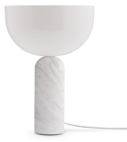 Lampade da tavolo New Works, Kizu Small, Bianco, Soggiorno, Pietra, Design