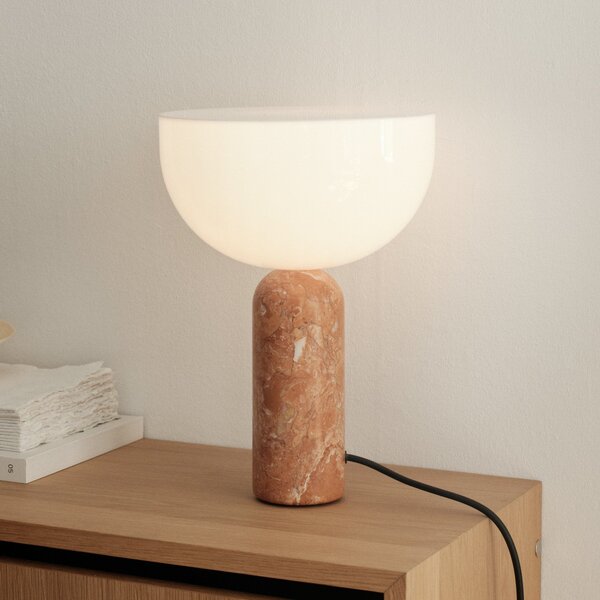 Lampade da tavolo New Works, Kizu Small, Marrone / Ruggine, Soggiorno, Marmo, Design