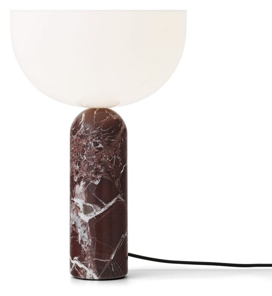 Lampade da tavolo New Works, Kizu Large, Rosso, Soggiorno, Marmo, Design