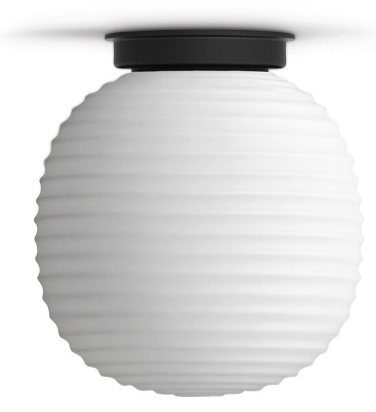 Plafoniera New Works, Lantern Small, dimmerabile, Bianco, Soggiorno, Vetro, Design