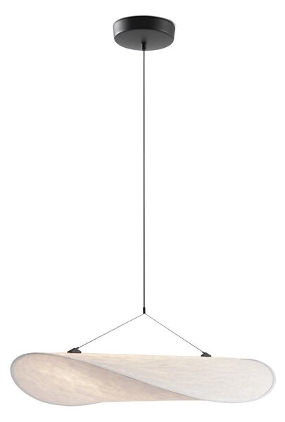 Lampada a sospensione New Works, Tense, dimmerabile, Bianco, Soggiorno, Plastica, Design