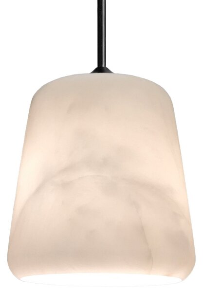 Lampada a sospensione New Works, Material New Edition, dimmerabile, Bianco, Soggiorno, Pietra, Design