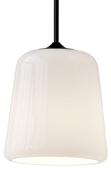 Lampada a sospensione New Works, Material New Edition, dimmerabile, Bianco, Soggiorno, Vetro, Design