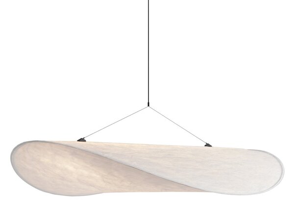 Lampada a sospensione New Works, Tense, dimmerabile, Bianco, Cucina, Plastica, Design