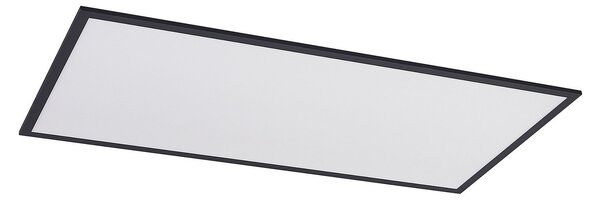 Plafoniera Lindby, Nelios, Nero, Cucina, Plastica, Moderno