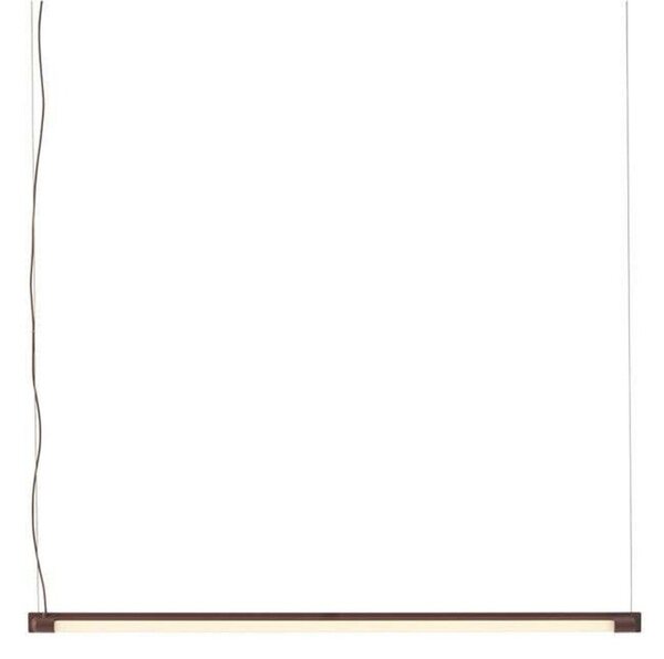 Lampada a sospensione Muuto, dimmerabile, Rosso, Sala da pranzo, Alluminio