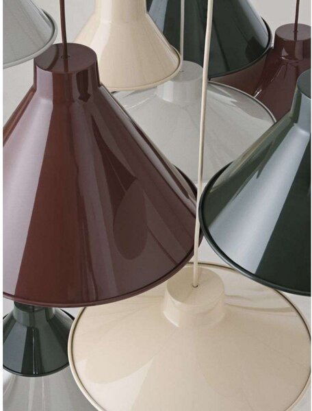 Lampada a sospensione Muuto, Verde, Sala da pranzo, Metallo, Design