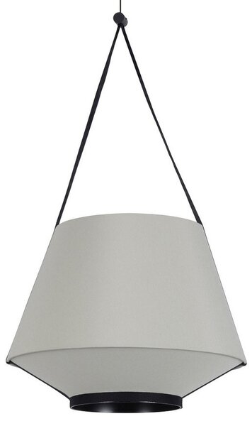 Lampada a sospensione Forestier, Carrie XS, dimmerabile, Verde, Soggiorno, Tessuto / Tessile, Design