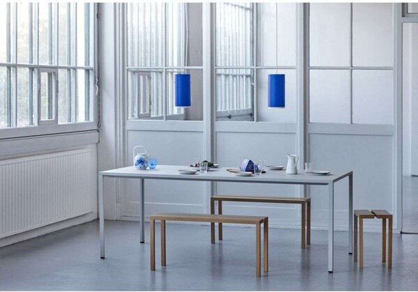Lampada a sospensione Moebe, Blu, Soggiorno, Alluminio