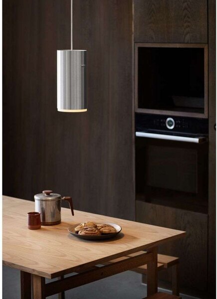Lampada a sospensione Moebe, Metallizzato, Soggiorno, Alluminio