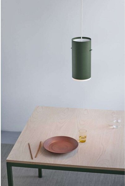Lampada a sospensione Moebe, Verde, Soggiorno, Alluminio