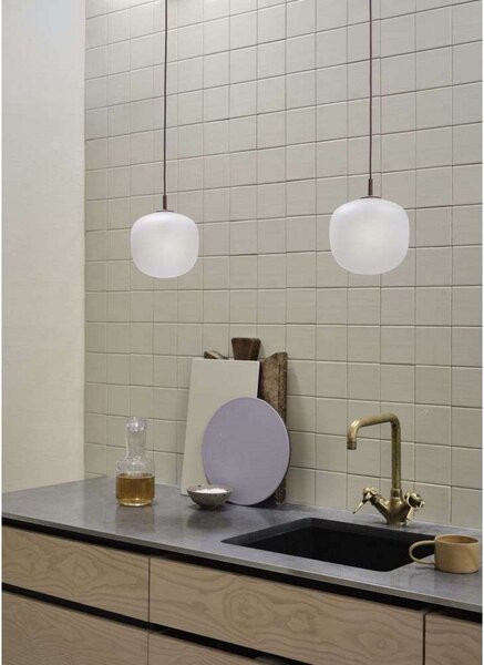 Lampada a sospensione Muuto, Nero, Soggiorno, Vetro