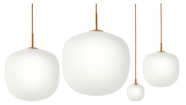 Lampada a sospensione Muuto, Bianco, Sala da pranzo, Vetro