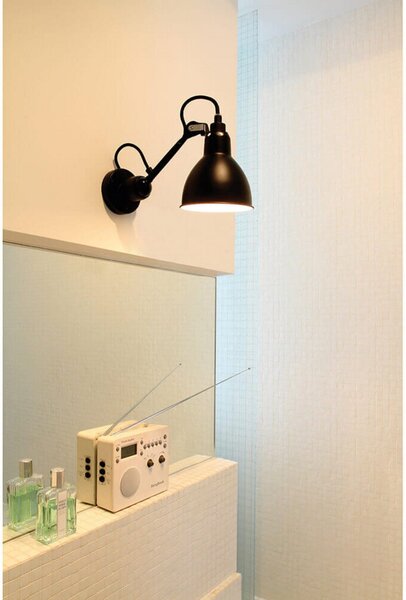 Applique da parete Lampe Gras, Nero, Soggiorno, Metallo, Design