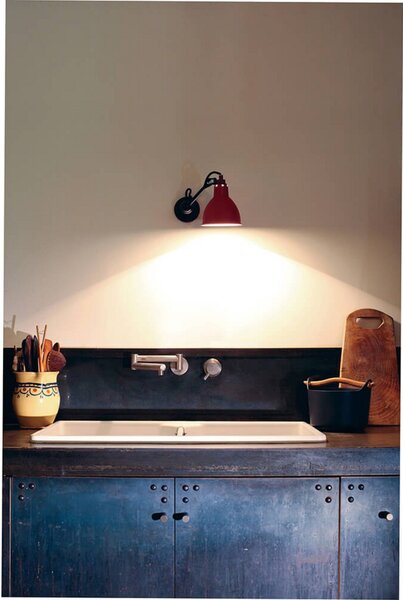 Applique da parete Lampe Gras, Rosso, Soggiorno, Metallo, Design
