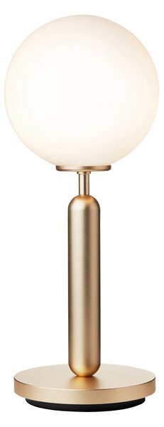 Lampade da tavolo Nuura Aps, Miira Table, Dorato / Ottone, Soggiorno, Metallo, Design