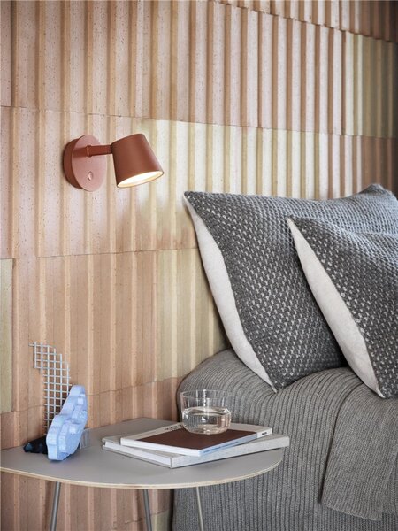 Applique da parete Muuto, dimmerabile, Rame, Soggiorno, Alluminio