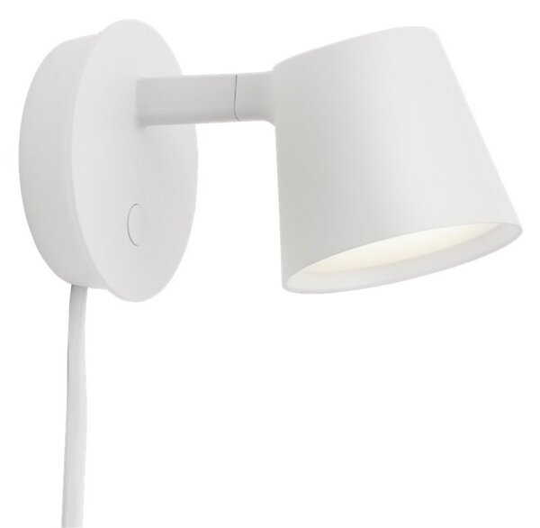 Applique da parete Muuto, dimmerabile, Bianco, Soggiorno, Alluminio