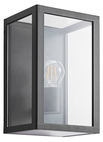 Lampade da esterno Lindby, Giavanna, dimmerabile, Nero, Terrazza, Vetro, Moderno