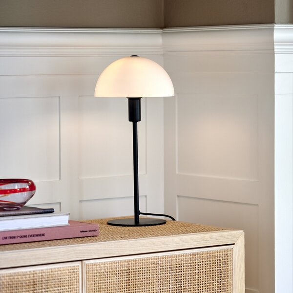 Lampade da tavolo Nordlux, Ellen, Nero, Camera da letto, Vetro, Scandinavo