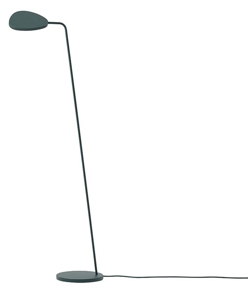 Lampada da terra Muuto, dimmerabile, Verde, Soggiorno, Alluminio