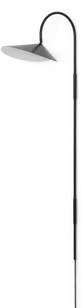 Applique da parete ferm LIVING, Arum Swivel Tall, Nero, Soggiorno, Metallo, Design