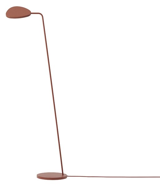 Lampada da terra Muuto, dimmerabile, Marrone / Ruggine, Soggiorno, Alluminio