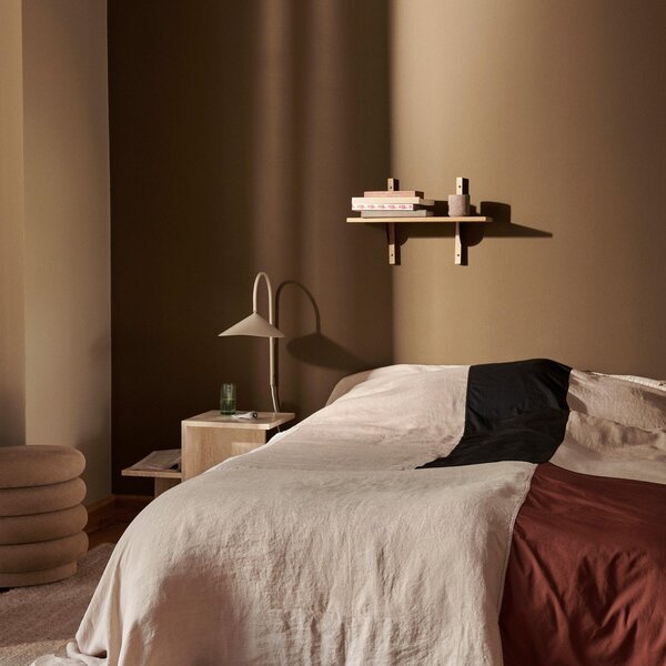 Applique da parete ferm LIVING, Arum Swivel, Beige, Soggiorno, Metallo, Design
