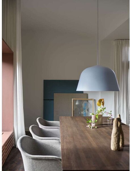 Lampada a sospensione Muuto, Blu, Soggiorno, Alluminio