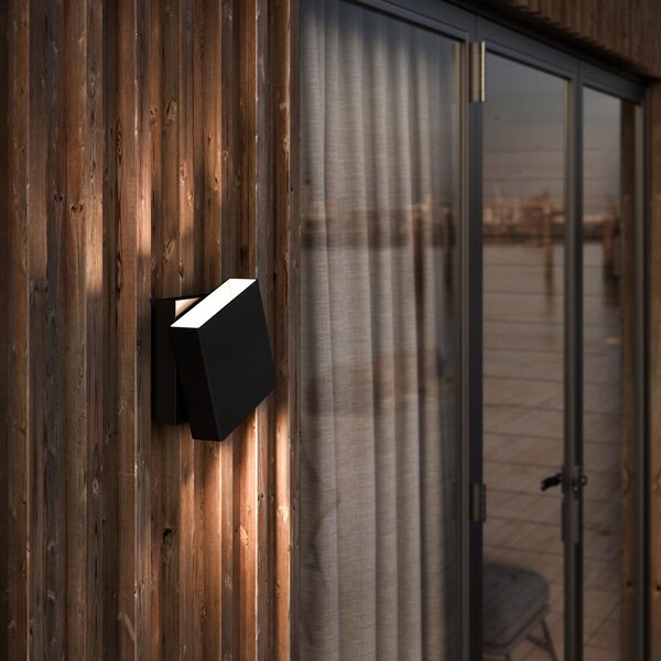 Lampade da esterno Nordlux, Turn, dimmerabile, Nero, Metallo, Design