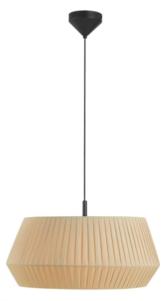 Lampada a sospensione Nordlux, Dicte, dimmerabile, Beige, Soggiorno, Tessuto / Tessile, Scandinavo