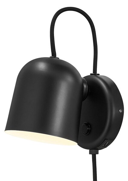 Applique da parete DFTP by Nordlux, Angle, dimmerabile, Nero, Soggiorno, Metallo, Moderno
