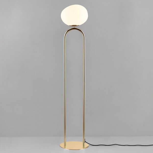 Lampada da terra DFTP by Nordlux, Shapes, Dorato / Ottone, Soggiorno, Vetro, Design