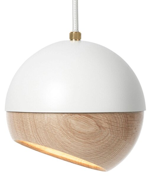 Lampada a sospensione MATER, Ray M, dimmerabile, Bianco, Soggiorno, Legno, Design