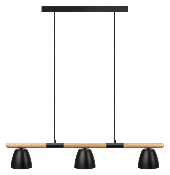 Lampada a sospensione Nordlux, Theo, dimmerabile, Nero, Cucina, Metallo, Moderno