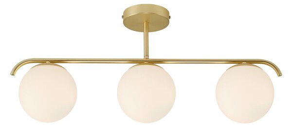 Plafoniera Nordlux, Grant, dimmerabile, Dorato / Ottone, Soggiorno, Metallo