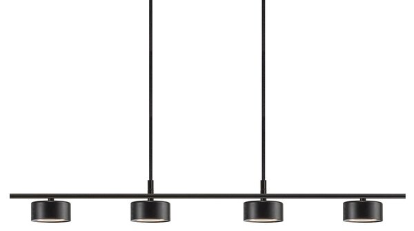 Lampada a sospensione Nordlux, Clyde, dimmerabile, Nero, Cucina, Metallo, Moderno